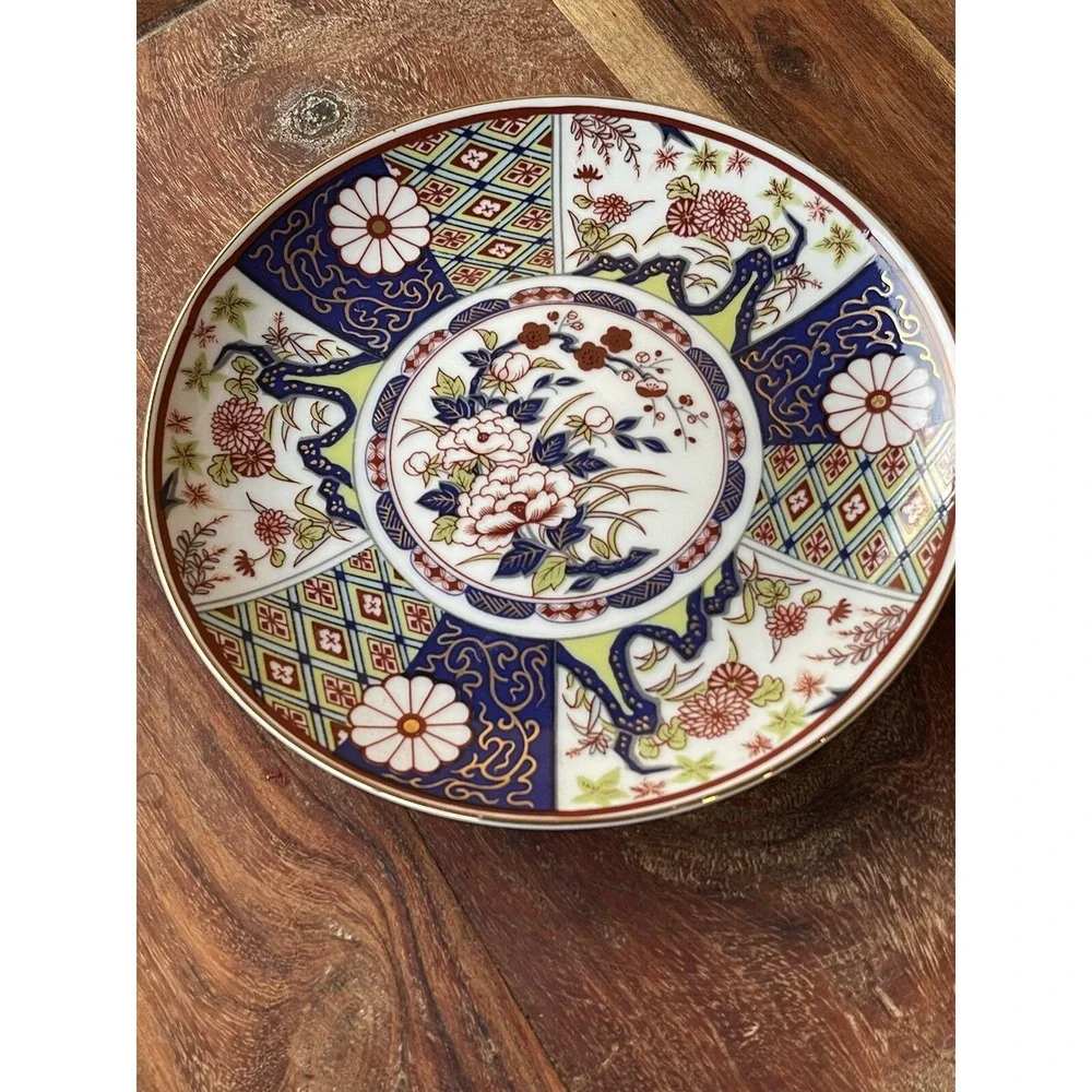 4 Gorgeous Japanese Vintage Imari Ware Decorative Hand Painted 6